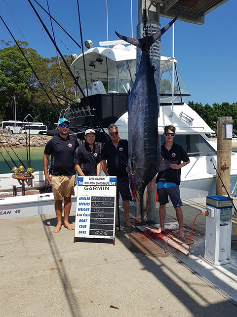 ANGLER: Brad Leach SPECIES: Blue Marlin LURE: JB XXL Dingo.